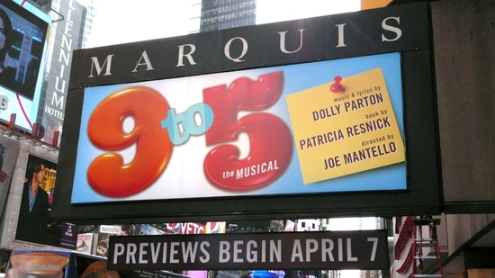 Photo Coverage: ' 9 To 5 - THE MUSICAL' Marquee at the Marquis! Image