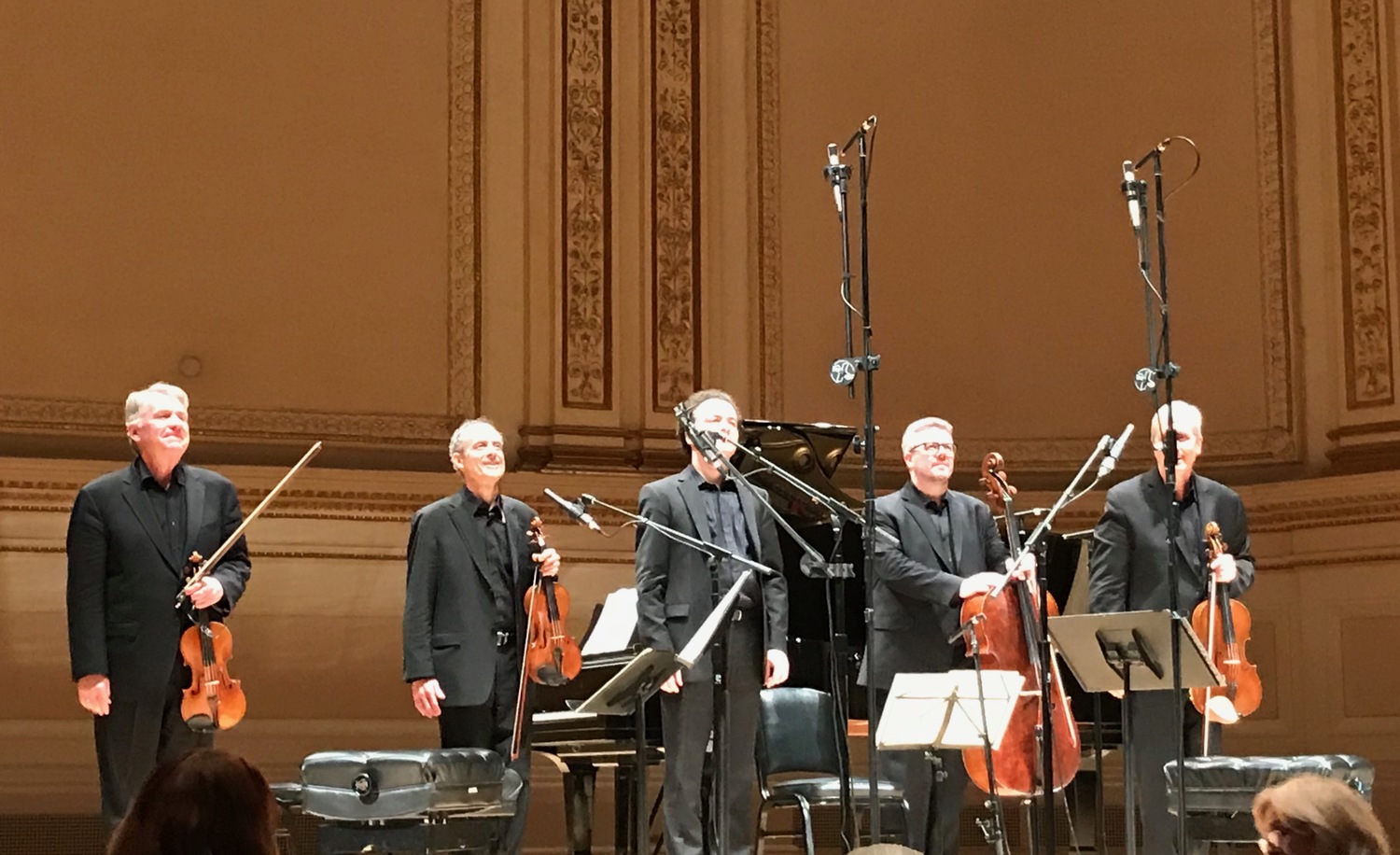 Review: THE EMERSON STRING QUARTET WITH EVGENY KISSIN at Carnegie Hall Image