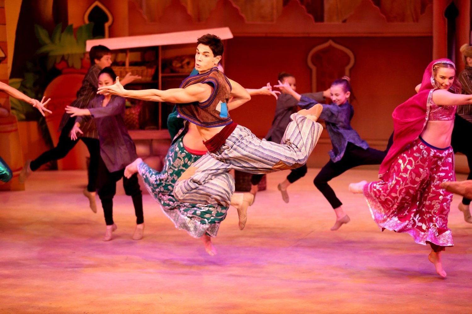 Review: North Carolina Theatre's ALADDIN AND HIS WINTER WISH Pays Homage to Panto Tradition and Roasts Raleigh in a Fun, Knockabout Kind of Way  Image