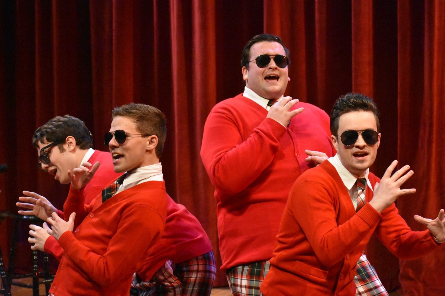 Review:  Have a Cool Yule  at Lyric Arts' Retro FOREVER PLAID: PLAID TIDINGS 