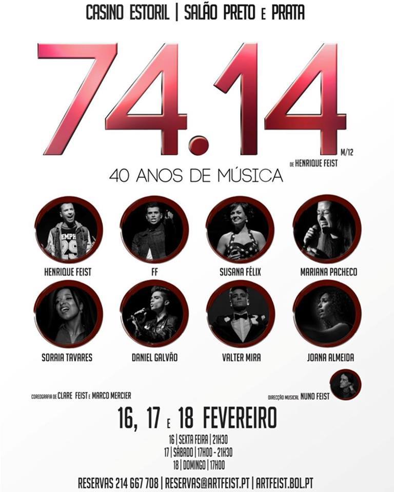 Feature: 74.14 - 40 ANOS DE MUSICA returns to CASINO ESTORIL  Image