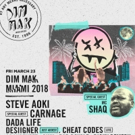 Dim Mak Miami 2018 Adds Special Guest MC SHAQ Photo