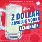 Applebee's' Makes March Sweeter with the New 2 DOLLAR ABSOLUT' Vodka Lemonade Photo