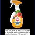 CR Brands Launches ARM & HAMMER? Fruit & Vegetable Wash Photo