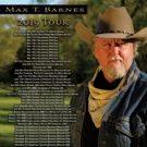Max T. Barnes Kicks Off 2019 “Rolling River Tour” In Ireland, Wins Hot Country TV Video