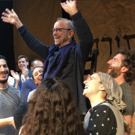 Photo Flash: Yiddish FIDDER ON THE ROOF Cast Hoists Joel Grey Into the Air to…