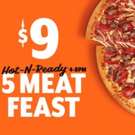 Little Caesars Unveils Meat-Covered Pizza Creation Photo