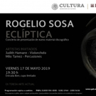 Rogelio Sosa ofrecerá concierto para presentar Eclíptica, su nueva producción disc Video