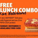 Little Caesars' Pizza Treats Veterans and Military to Free $5 HOT-N-READY' Lunch Comb Photo