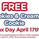 Great American Cookies' to Treat Customers to One Free Cookies & Cream Cookie on Tax  Photo
