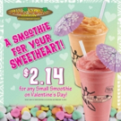 Maui Wowi Discounts Smoothies For Straw-Sharing Couples And Solo Sippers This Valenti Photo