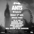 ANTS Make Fabric Debut on Friday November 2 Photo