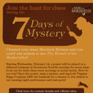 Virginia Stage Company Teams with Local Businesses for SEVEN DAYS OF MYSTERY Video