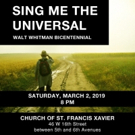 Cecilia Chorus Of NY Presents SING ME THE UNIVERSAL - A Walt Whitman Bicentennial Con Photo