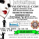 First International Vaudeville Con Food Drive For Pawcatuck Neighborhood Center Video