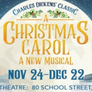 The Logos Theatre Presents A CHRISTMAS CAROL: A NEW MUSICAL