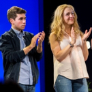 Photo Coverage: DEAR EVAN HANSEN Celebrates the Fans with Lottery Performance Photo
