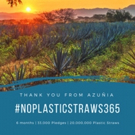 Azuñia Tequila Helps Eliminate 20,000,000 Plastic Straws with the No Plastic Straws 3