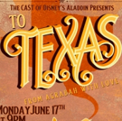 Cast Members From ALADDIN National Tour Present TO TEXAS, FROM AGRABAH, WITH LOVE: A 