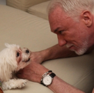 Tails of Broadway: Tony Nominee Patrick Page Poses with Georgie!
