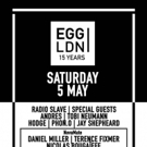 EGG LDN to Celebrate 15 Years with Radio Slave, Terrence Fixmer, Metalheadz Record La Photo