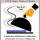 BWW Preview: BURLINGTON NJ RESTAURANT RAMBLE Showcases Area Restaurants 5/18 to 5/27