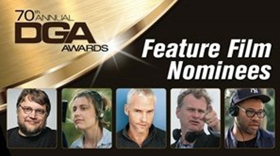 DGA Announces Nominees for Outstanding Directorial Achievement in Feature Film 