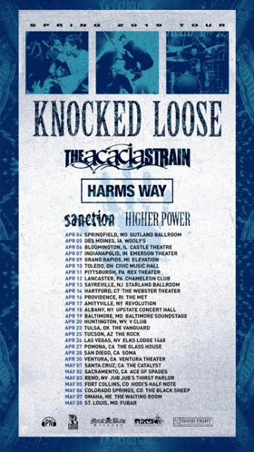 KNOCKED LOOSE Announce U.S. Spring Tour Image