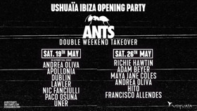 ANTS Take Over Ushuaïa For Their Opening Party + Incredible Lineup Revealed 