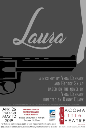 Tacoma Little Theatre Presents LAURA 