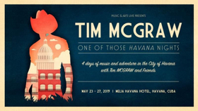 Tim McGraw Announces 4-Day Event In Cuba Image