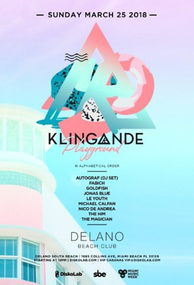 Klingande's Playground Set To Return To Miami Music Week 2018 For Fourth Consecutive Year 