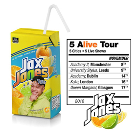 Jax Jones Announces Debut Live U.K. and Ireland Tour, “5 Alive”  Image