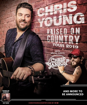 Chris Young Announces His 'Raised On Country Tour 2019' 