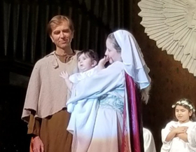 Baby Girl From Nazarene Family Subs For Jesus In Toronto Christmas Pageant Image