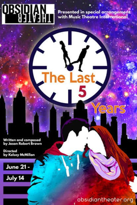 Obsidian Theater Presents THE LAST FIVE YEARS 