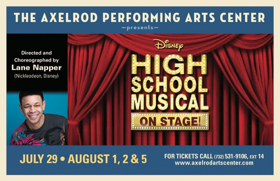 Disney And Nickelodeon Star Lane Napper To Direct HIGH SCHOOL MUSICAL At Axelrod PAC 