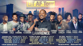 'LIT AF Tour' Hosted By Martin Lawrence Comes To Mandalay Bay Events Center 