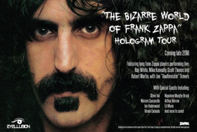 Eyellusion Announces THE BIZARRE WORLD OF FRANK ZAPPA Hologram Tour Band Lineup 