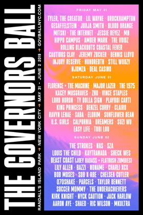 Governors Ball Announces 2019 Performance Schedule 