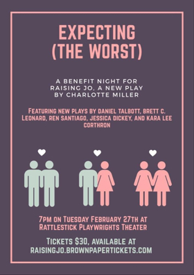 Writers Announced for EXPECTING (THE WORST) at Rattlestick Image