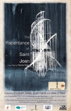 Interview: Elizabeth Doss and Lisa Laratta on paper chairs newest Original Work THE REPENTANCE OF ST. JOAN  Image