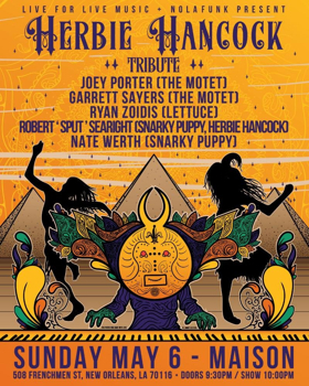 Motet, Snarky Puppy, & Lettuce Members To Pay Tribute To Herbie Hancock During Jazz Fest 