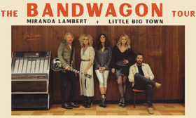 THE BANDWAGON TOUR Featuring Miranda Lambert & Little Big Town Set On Sale Date + Announce Additional Dates  Image