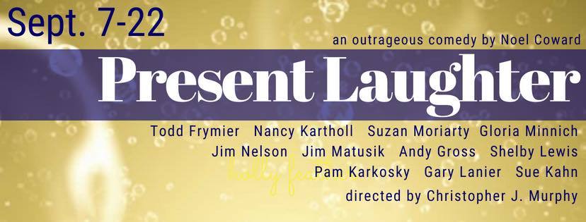 Review: PRESENT LAUGHTER at FIRST PRESBYTERIAN THEATER  Image