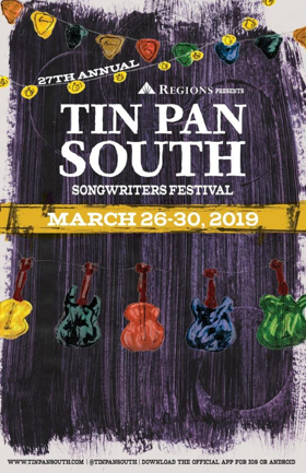 The 27th Annual Tin Pan South Songwriters Festival to Take Place in March 2019  Image