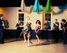 Flushing Town Hall Presents Southern Italian Folk Music And Dance From Newpoli Image
