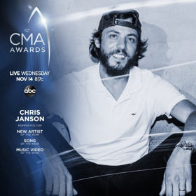 Chris Janson Ties For Top Earning First Time CMA Nominee With Three Nominations Image
