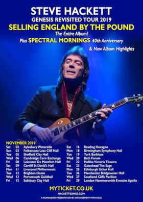 Steve Hackett Announces 'Selling England By The Pound' UK Tour 