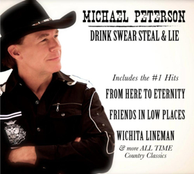 Country Star Michael Peterson Celebrates 20th Anniversary in Music with New Album DRINK, SWEAR, STEAL & LIE  Image